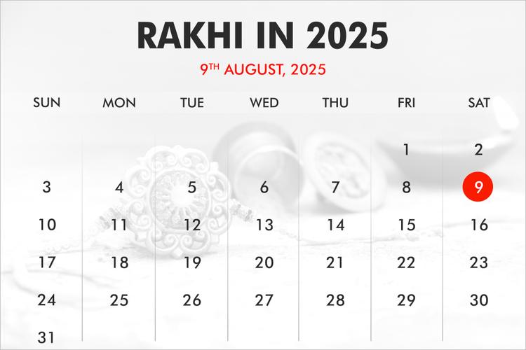 Calendar 2025 Raksha Bandhan 