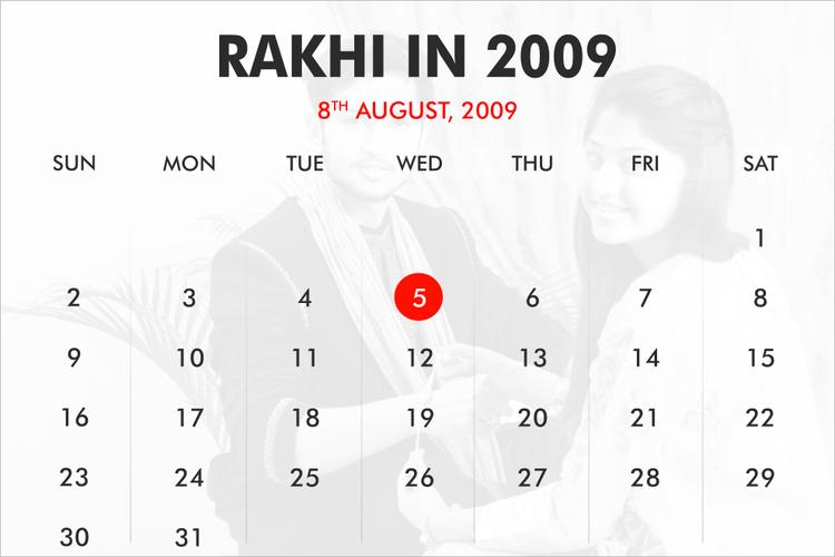 When was Rakhi?