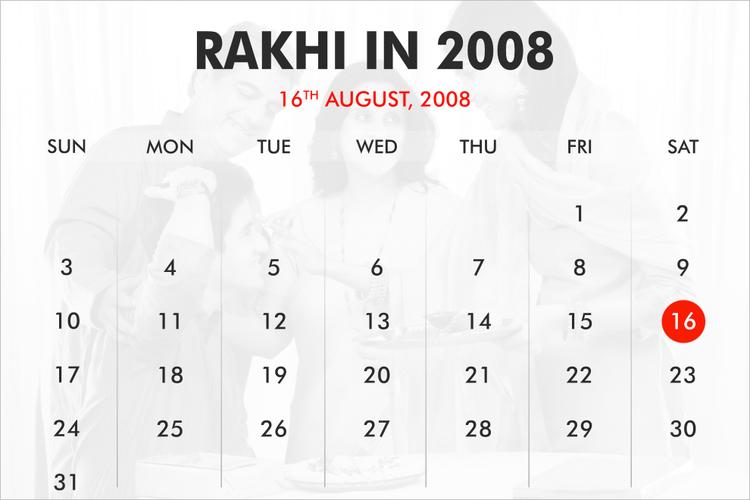When was Rakhi?