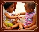 Celebrating First Rakhi