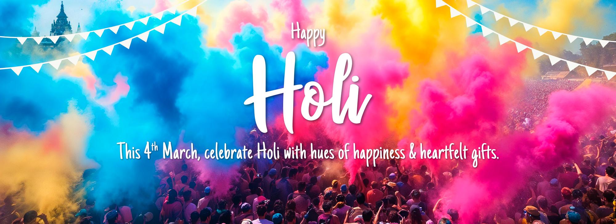Happy Holi - 4th March