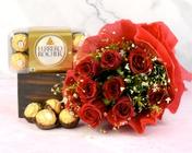 Valentine Floral Hampers